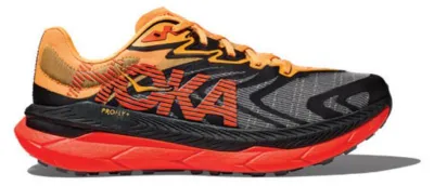Productafbeelding van HOKA Tecton X 2 heren trailrunningschoenen, zwart / oranje, maat 42