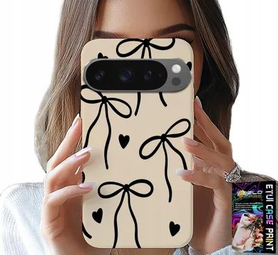 Obrázok produktu pre Puzdro pre Google Pixel 9 / 9 Pro – béžové mašle, stuha, módne vzory