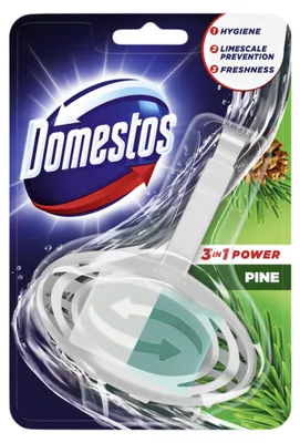 Produktbild von Domestos 3 in1 WC blok závesný tuhý Pine 35 g