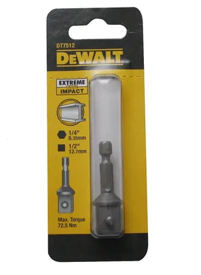 Immagine prodotto di DEWALT Adapter 1/4Zoll auf 1/2Zoll schlagf