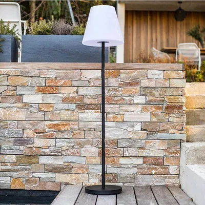 Produktbild von Solar-Außenleuchte – LUMISKY – STANDY SOLAR 150 – dimmbare LED in Warmweiß – wiederaufladbar – H 150 cm