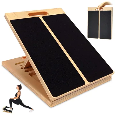 Imagen del producto de Estirador de madera ajustable para estiramientos y ejercicios de los músculos de la pantorrilla