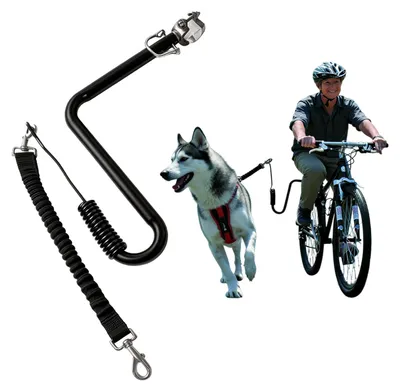 Obrázok produktu pre Omgoods – Bezruká vodítko na bicykel pre psov s odnímateľným upevnením