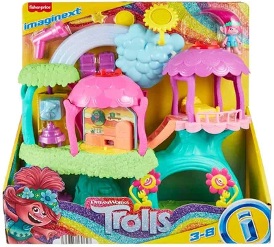 Productafbeelding van Fisher-Price Imaginext HML49, geschikt voor kinderen vanaf 3 jaar, Trolls, meerkleurig, plastic