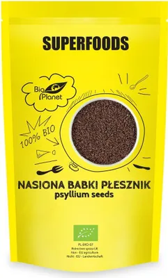 Produktbild von -Wegerichsamen (Ballaststoffe) 250 g –  PLANET SUPERFOODS