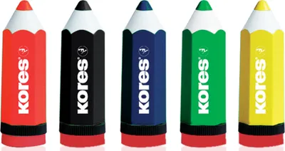 Produktbild von Kores Spitzdose KOLORITO Stiftform farbig sortiert