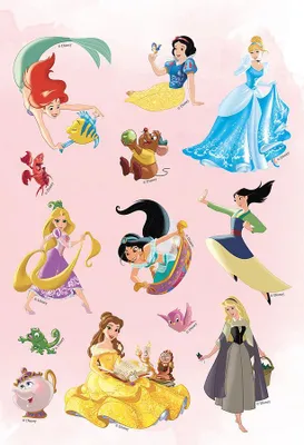Produktbild von Disney Prinzessin: Märchenhafter Sticker- und Malspaß