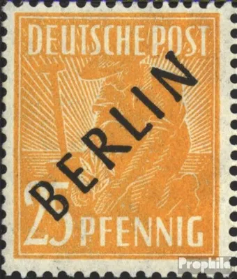 Produktbild von Briefmarken Berlin (West) 1948 Mi 10  postfrisch Schwarzaufdruck