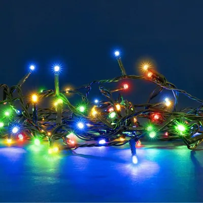 Solar-Lichterkette 40 m, mehrfarbig, 400 LEDs