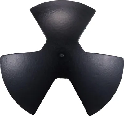Productafbeelding van Anker voor rivieren, 30 lbs, gietijzeren bootanker met zwarte, vinylcoating. Marinekwaliteit, paddenstoelvormig anker voor boten tot 30 voet, met een indrukwekkende ankerkracht in rivieren en meren met een modderige bodem