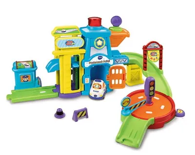 Produktbild von V-TECH Tut Tut Cars - Polizeistation Set 61073