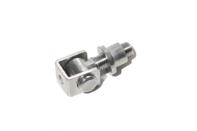 Produktbild von UHRIG M16 Anschweißband V2A, verstellbares Edelstahl Torband mit Einschweißmutter, für z.B. Gartentür, Hoftor usw.