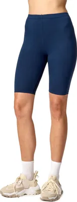 Produktbild von Merry Style Damen Kurze Leggings aus Viskose MS10-145(Dunkelblau, XS)
