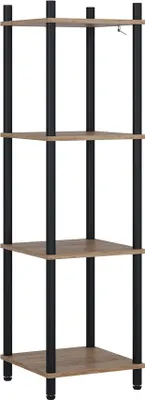 Produktbild von Eckregal Vicco Bivio Goldkraft Eiche/Anthrazit 30 x 102.5 cm 4 Ablageflächen, Model 57481
