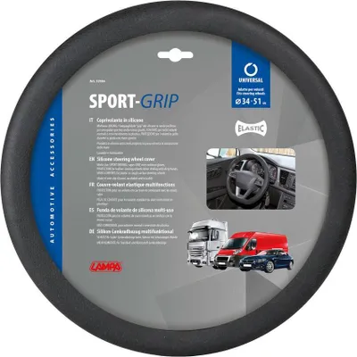 Obrázek produktu pro Potah volantu Lampa Sport-Grip, elastický silikonový - Ø 34/51 cm