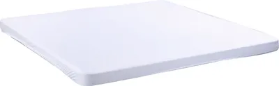 Produktbild von Quadratische, maßgeschneiderte Tischdecke, 85,9 x 85,9 cm, dehnbare Tischdecke, elastische Cocktail-Topper-Tischdecke