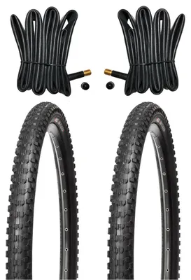 Produktbild von 2er Set 29 Zoll Fahrradreifen MTB 29x2.10" 54-622 inkl. Schläuche mit Autoventilen