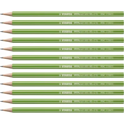 Obrázok produktu pre STABILO GREENgraph, HB, Zelená, Šesťhranný, Koníček, Škola, Kancelária, 2,2 mm, 47 mm
