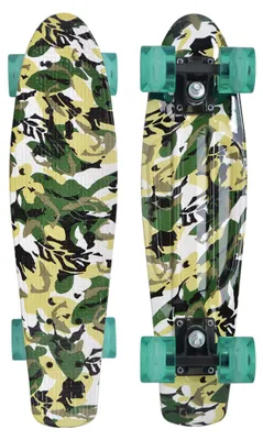 Produktbild von Retro Skateboard FREE SPIRIT 22Ž Camouflage