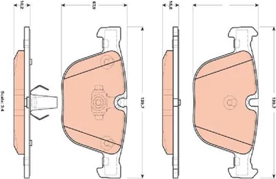 Zdjęcie produktu dla Klocki Hamulcowe Bmw Przód X5/X6 2,0-4,4 07-
