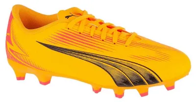 Imagen del producto de Puma - Zapatillas de fútbol para niños con suela para terreno firme "Ultra Play" PP6939 (talla 38,5 EU) (naranja)