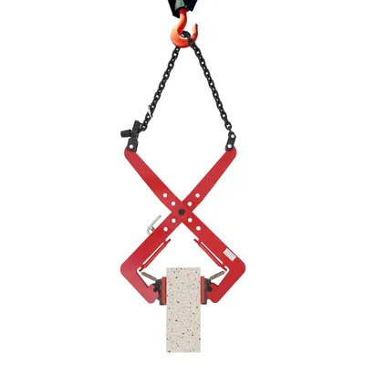 Produktbild von Steinzange Hebeklemme Hubklemme  Hebezange Rot verstellbare Steinklemme Max 500kg