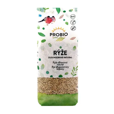 Obrázek produktu pro Rýže dlouhozrnná natural BIO 500 g PROBIO