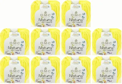 Obrázok produktu pre 10x DMC Natura Just Bavlna – matná, mäkká priadza zo 100 % česanej bavlny, 302, (farba N199)