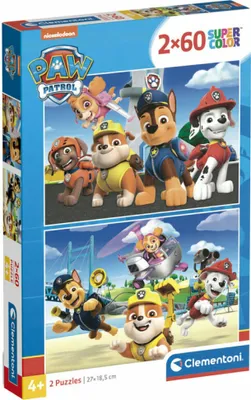 Produktbild von Clementoni Supercolor Paw Patrol, 60 Stück(e), Cartoons, 5 Jahr(e)