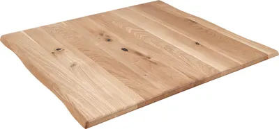 Produktbild von Tischplatte Baumkante Wildeiche 80 x 80 cm SESSA