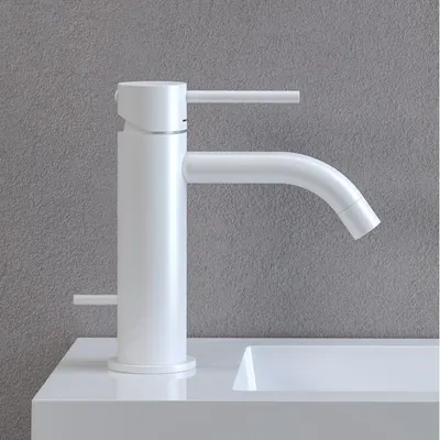 Immagine prodotto di Miscelatore monocomando per lavabo Kronenbach Lima 2.0, finitura bianca