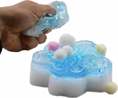 Image de Gel Fleur Squishy Anti-Stress Jouet Sensoriel Squishy Différentes Couleurs