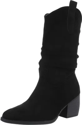 Produktbild von Ital-Design Damen Stiefel  Wildlederoptik Western- & Bikerstiefel 88519492 Schwarz Gr.  38