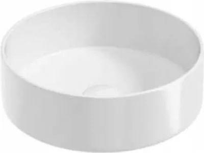 Produktbild von Keramisches Aufsatzwaschbecken 36x36x12cm rund massiv Bad Waschbecken
