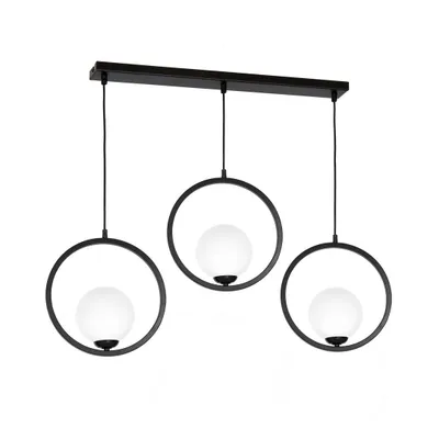 Produktbild von Pendelleuchte Milagro BOSTON 3xE14 schwarz