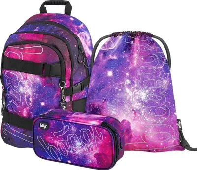 Obrázek produktu pro BAAGL SET 3 Galaxy: aktovka, penál, sáček Baagl
