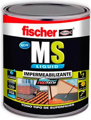 Produktbild von Fischer Group Ms 534616 Flüssigabdichtung 1kg Rot  Rot One Size