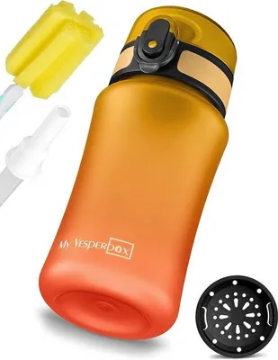Image de Gourde légère en Tritan, 350 ml, rouge, sans BPA