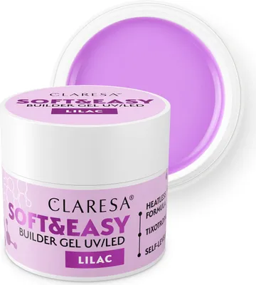 Produktbild von Claresa Żel do Budowania Paznokci Lilac 45g