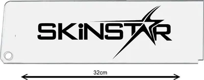 Produktbild von SKINSTAR Snowboard Abziehklinge Plexiklinge Wachsabzieher 5mm extra lang