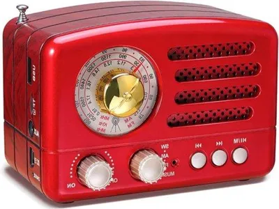Obrázek produktu pro Kompaktní Bluetooth reproduktor – malé přenosné rádio – kompaktní a dobíjecí