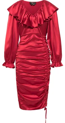 Produktbild von IDONY Damen Kleid, Rot, S