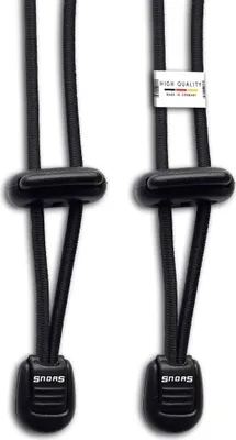 Produktbild von SNORS Schnürsystem - SCHWARZ - 120cm - elastische Schnürsenkel mit Schnellverschluss