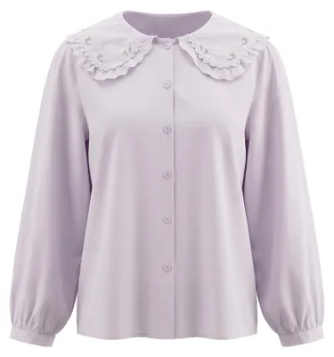 Image de JEONA, chemise pour femmes - lilas, taille S