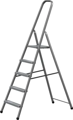 Zdjęcie produktu dla Drabina stalowa domowa 5-stopniowa 125kg