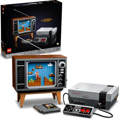 Produktbild von LEGO Super Mario Nintendo Entertainment System Super Mario Bros Gameplay-Bauset für Erwachsene, DIY 71374