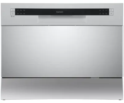 Produktbild von homeX GST6AD-S Tischgeschirrspüler, Mini Geschirrspüler - 6 Programme, Spülmaschine klein für 6 Maßgedecke, AquaStop