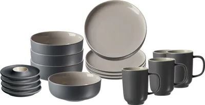 Obrázek produktu pro Ritzenhoff & Breker JASPER snídaňová souprava 16dílná šedá