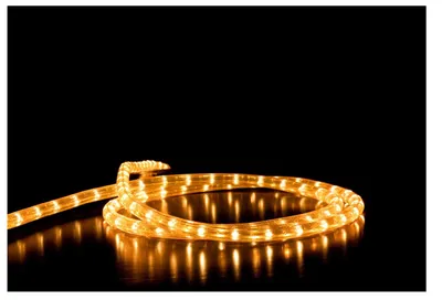 LED-Lichtschlauch 10 m, 100 warmweiße LEDs, Timer, für Innen & Außen