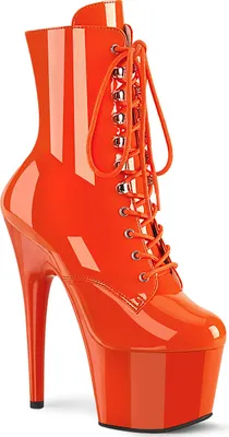 Produktbild von ADORE-1020 Damen Booties von Pleaser, Orange , EU 37, US 7
